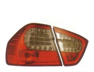 画像1: E90 〜08 スモーク/レッド LED テールランプ T-3