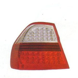 画像: E90 〜08 セリス-ルック クリアー/レッド LED テールランプ