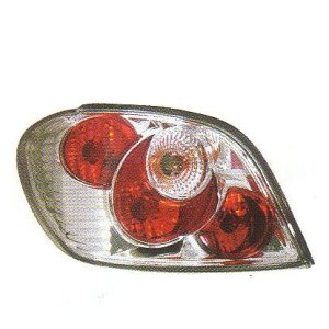 画像: PEUGEOT 307 3/5ドア クリアー/クロム LEDテールランプ T-2