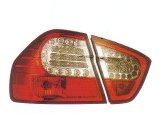 画像: E90 〜08 クリアー/レッド LED テールランプ T-3