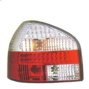 画像: AUDI A3 8L クリスタル クリアー/レッド LEDテールランプ T-3