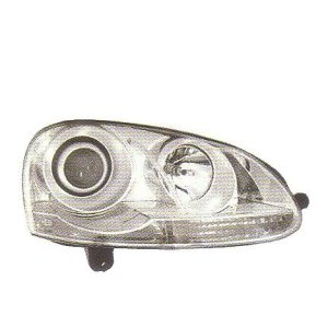 画像: GOLF5 2006〜 Hella クロム LED セリス スティック ポジションライト付き ヘッドライト T-4